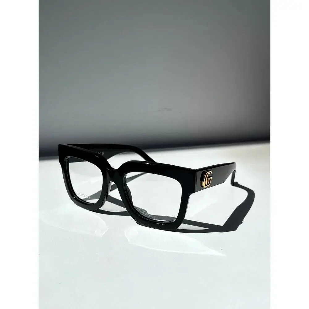 NEW Gucci GG1549O Black Thick Rim Eyeglasses Frames